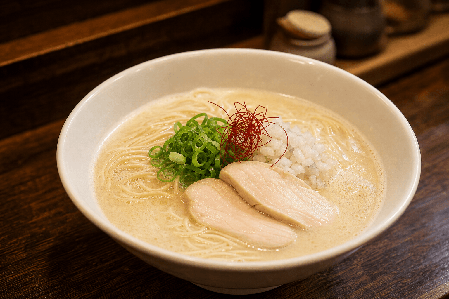鶏白湯ラーメン