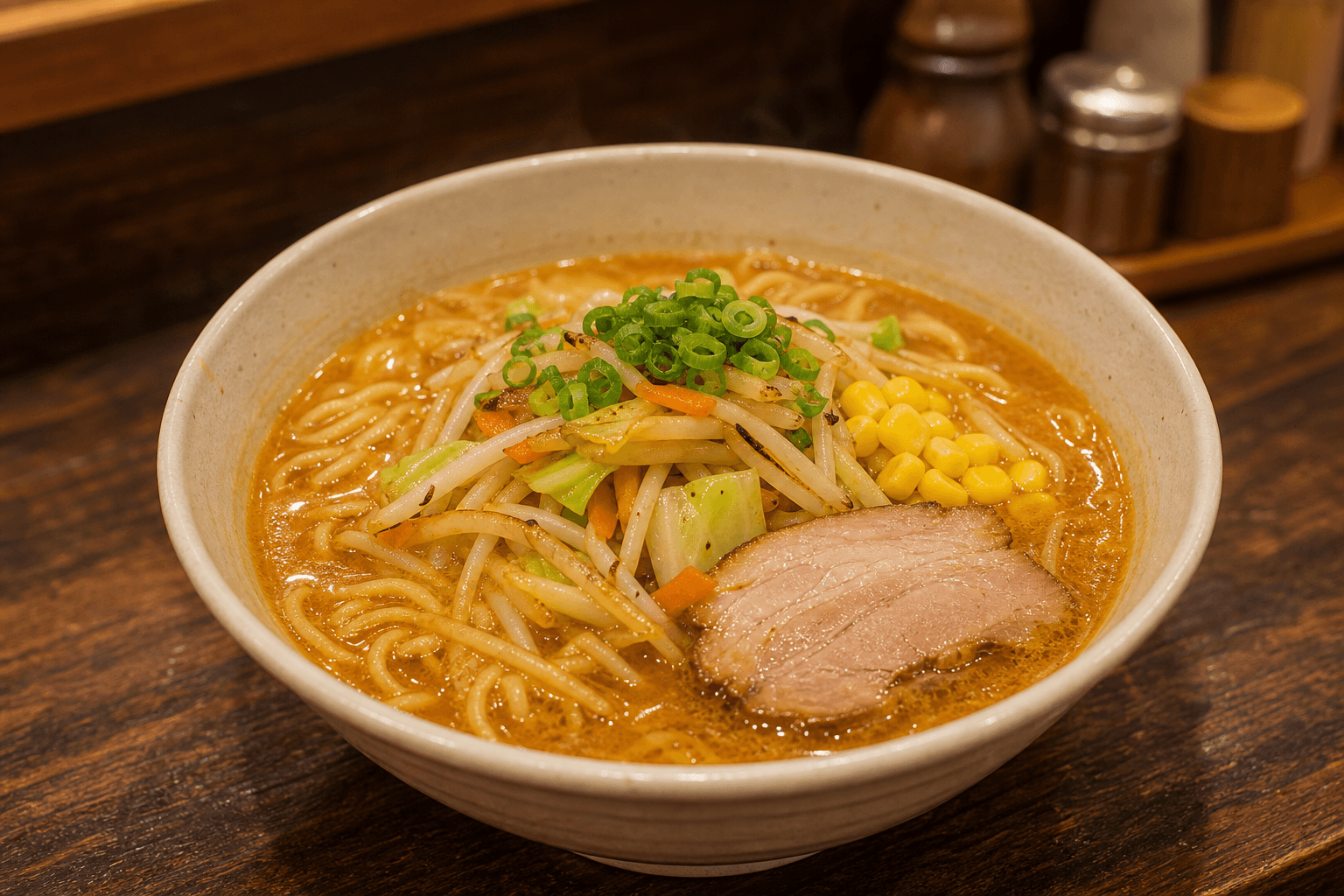 野菜炒め味噌ラーメン