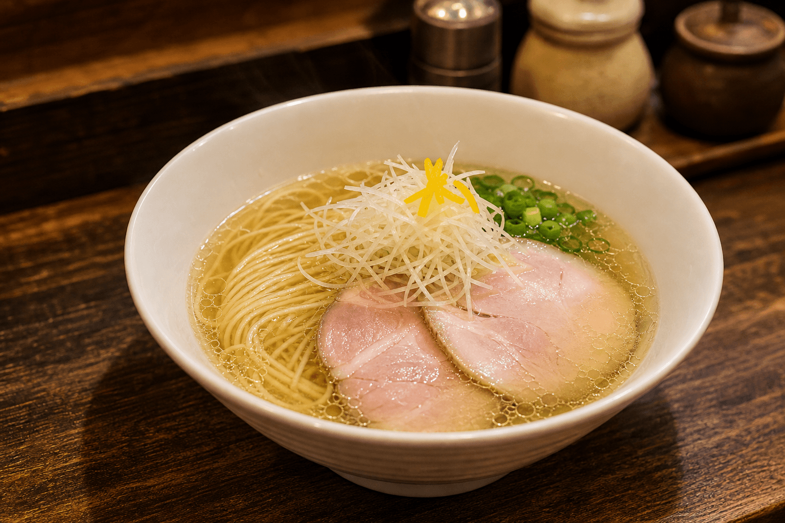 軽め煮干し塩ラーメン
