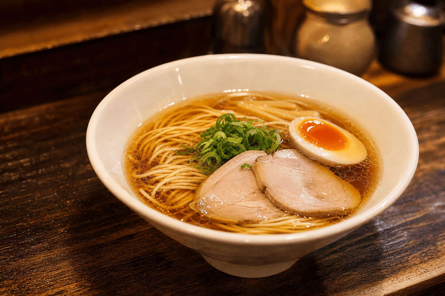 鶏だし醤油の基本清湯ラーメン